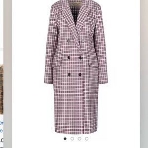 Burberry Plaid Coat